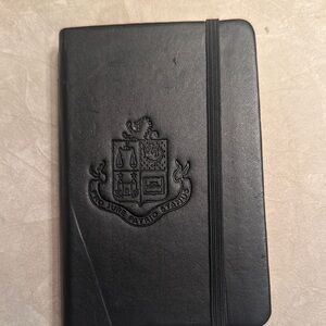 Black Embossed Notebook